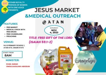 Jesus Market & Medical Outreach, Atan, 2023